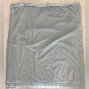 Little Giraffe Baby blanket in blue!! So cozy and perfect for babies!!